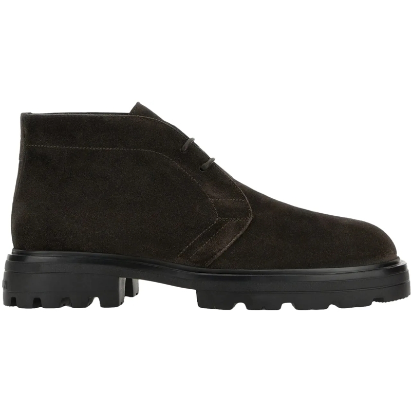 Hogan Slides Flat Shoes Brown braun