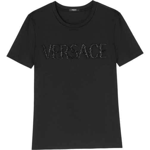 Versace T-Shirts Top Black schwarz