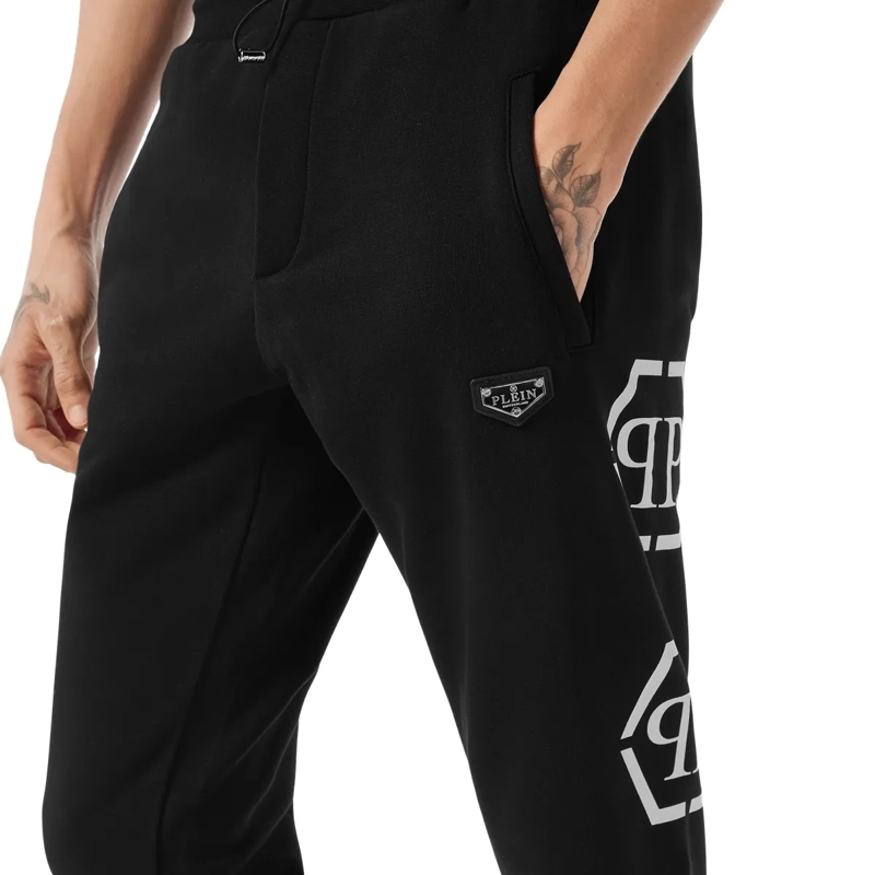 Philipp Plein Jogginghose Jogginghosen Hexagon schwarz(Image 5)