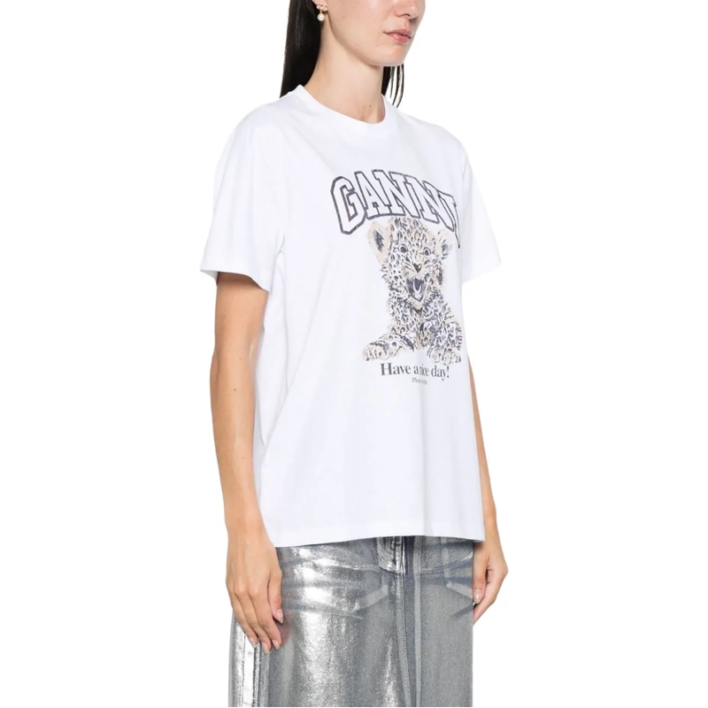 GANNI T-Shirt T-Shirts And Polos White weiß(Image 2)