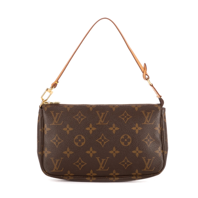 Louis Vuitton Crossbody Bag Accessory Pouch braun
