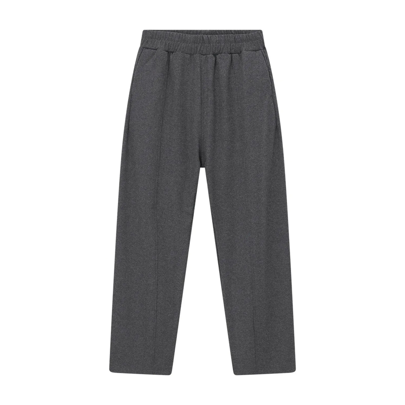 Dondup Stoffhose Hose aus Woll-Mix grau