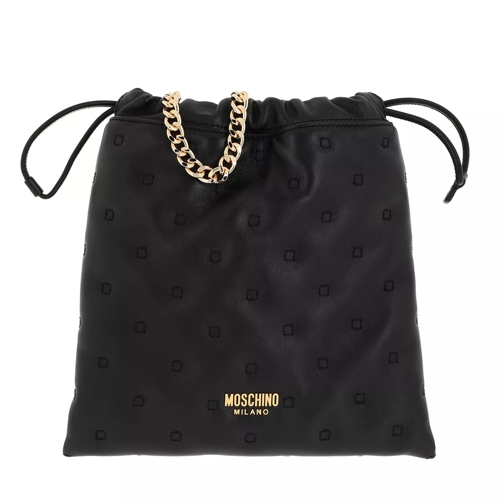 Moschino Shoulder Bag Fantasia Black Borsa a secchiello