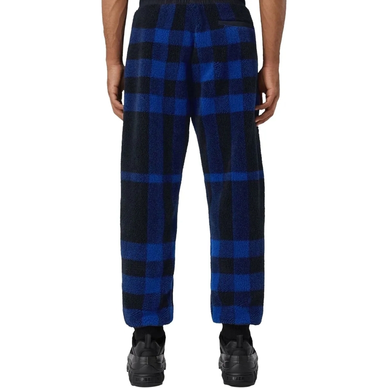 Burberry  Dimitri Check Fleece Pants blau (Image 5)
