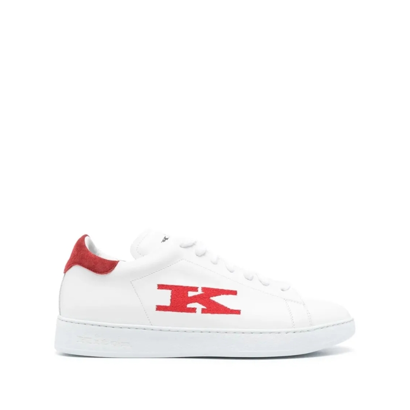 Kiton Low-Top-Sneaker Classic Neutrals Kiton Shoes With Refined Craftsma White