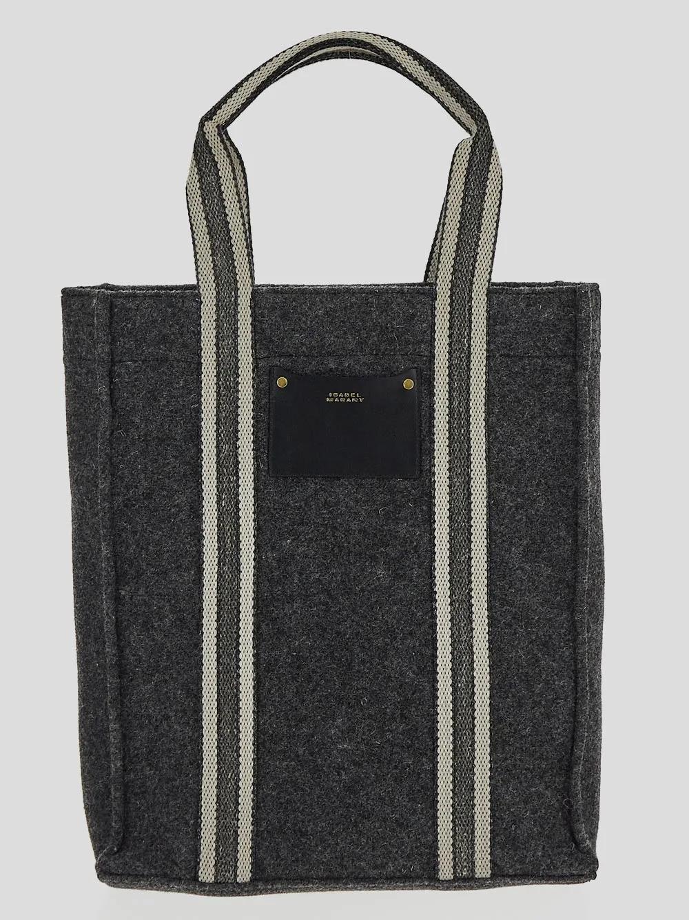 Isabel marant Shoppers & Totes Aruba Puebla Logo Patch Tote Bag in grijs