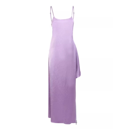 J.W.Anderson Creased Effect Lilac Dress Purple Abiti da sera