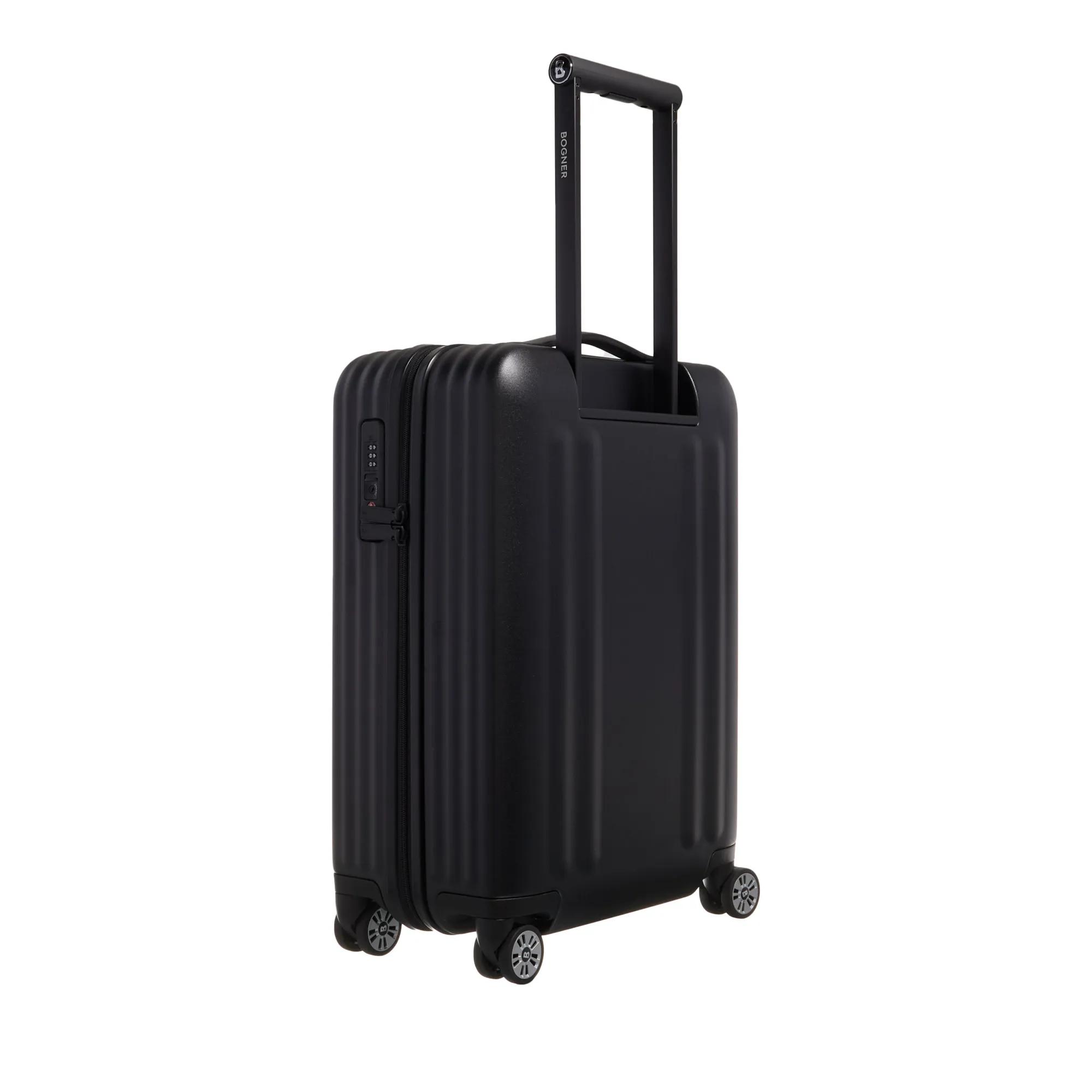 Bogner Koffer Piz Tamaro C55 Trolleycase Svz 4W in zwart