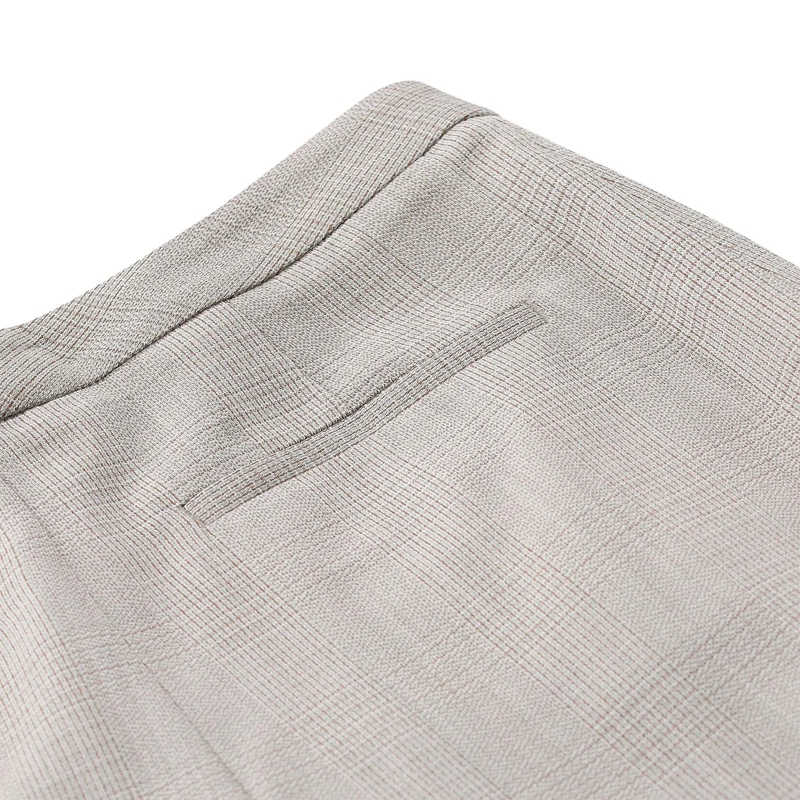 Lardini  Weite Stoffhose aus Schurwollmix grau(Image 4)