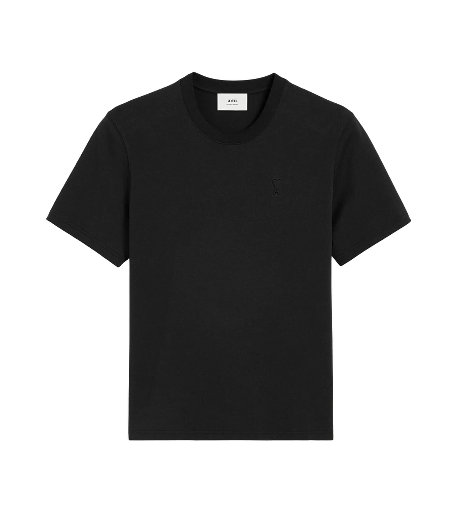 AMI Paris - T-Shirt mit Logo - Größe M - schwarz