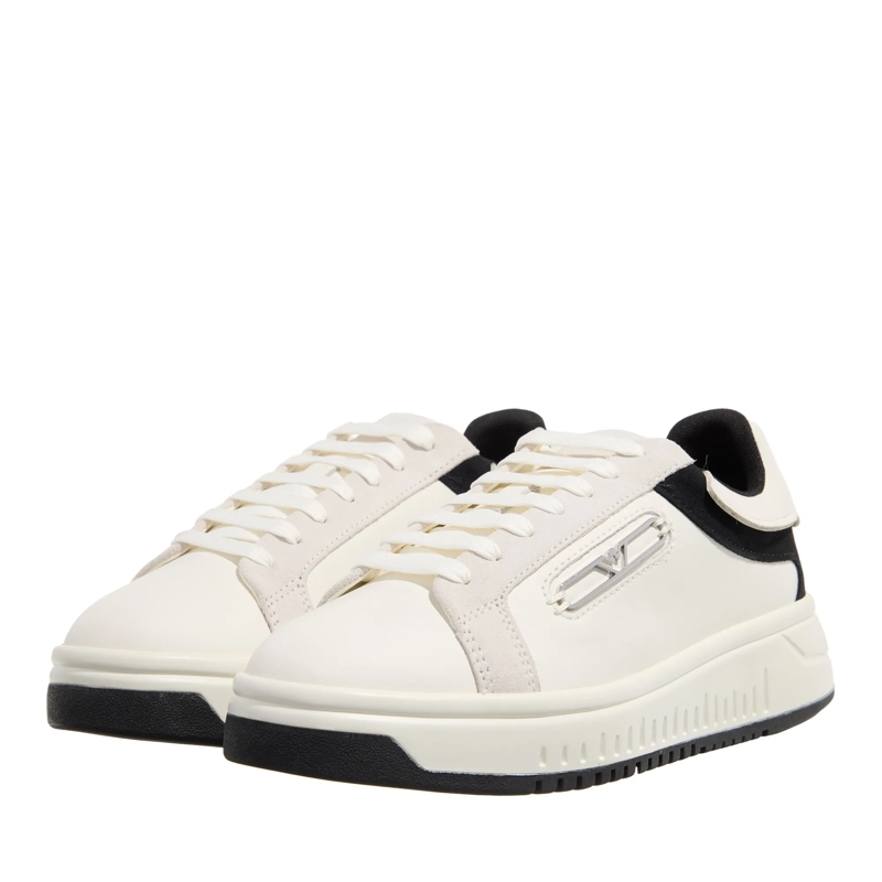 Emporio Armani Low-Top-Sneaker Icon Sneaker Off White+Black