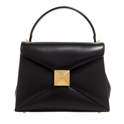 Valentino Garavani Small One Stud Handbag Nappa  Black Cartable