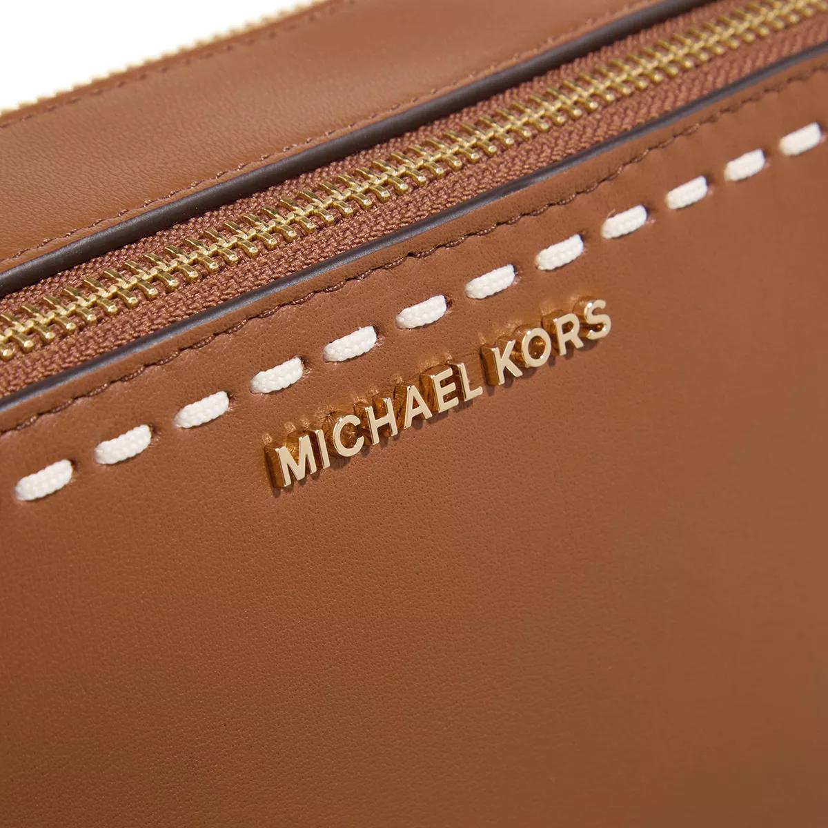 Michael Kors Crossbody bags Sm Dbl Zp Camra Xbody in bruin