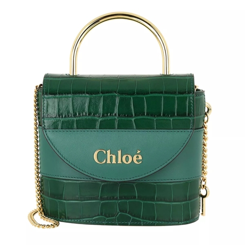 Chloé Aby Shoulder Bag Leather Woodsy Green Crossbody Bag