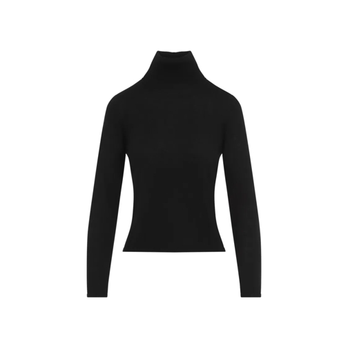 Max Mara Pull à col roulé Adda Black Cashmere Turtle Neck Black