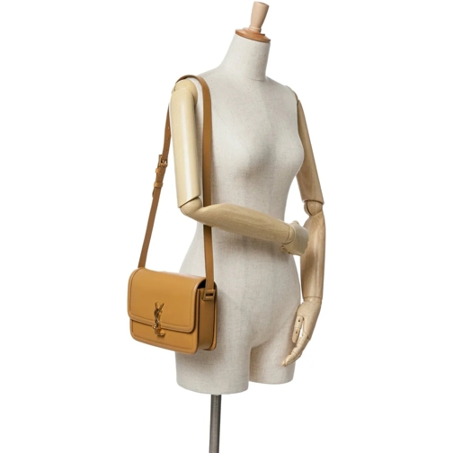 Saint Laurent Sac à bandoulière 2000-2023 Medium Leather Solferino Satchel In Box braun (Image 15)