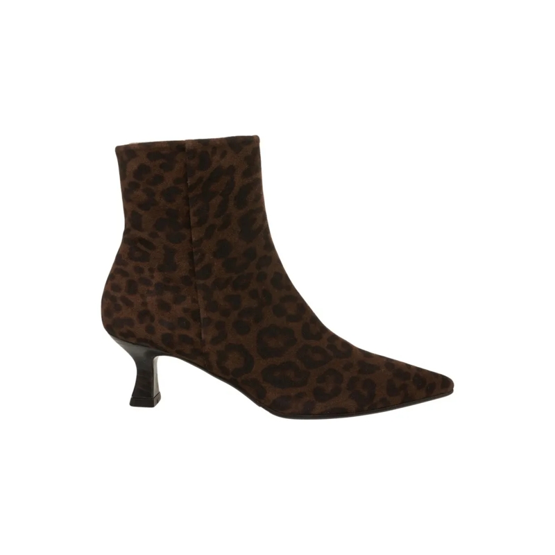 BILLI BI Bottes Animal Print Ankle Boots Black