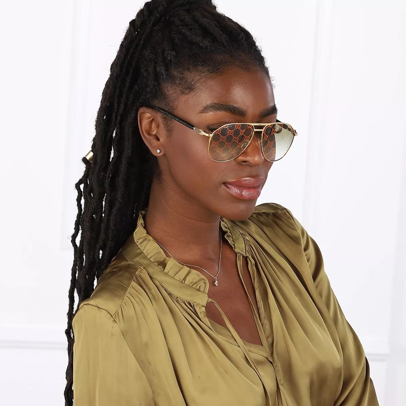 Gucci Sonnenbrille GG1220S Gold-Gold-Green(Image 2)