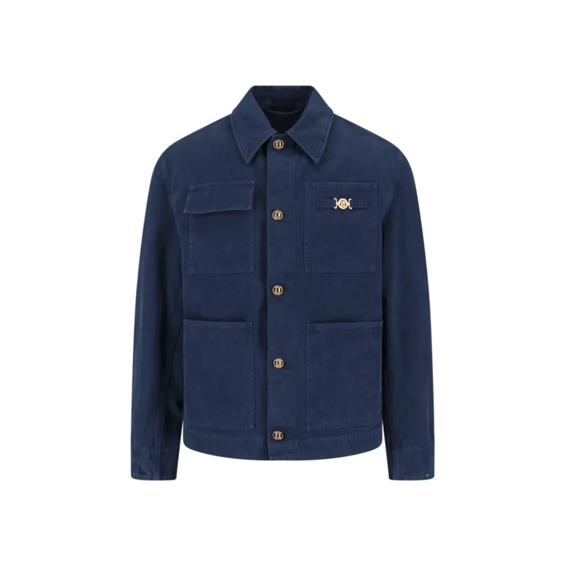 Versace  "Carpenter" Jacket – Blue Blue