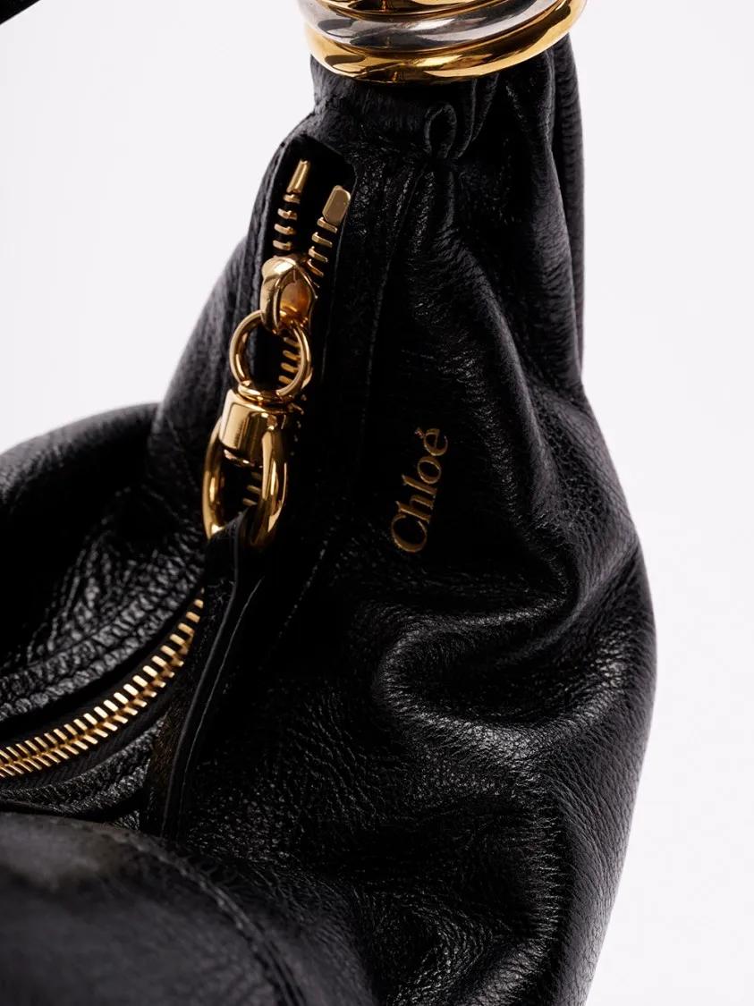 Chloé Crossbody bags Small `Bracelet` Hobo Bag in zwart