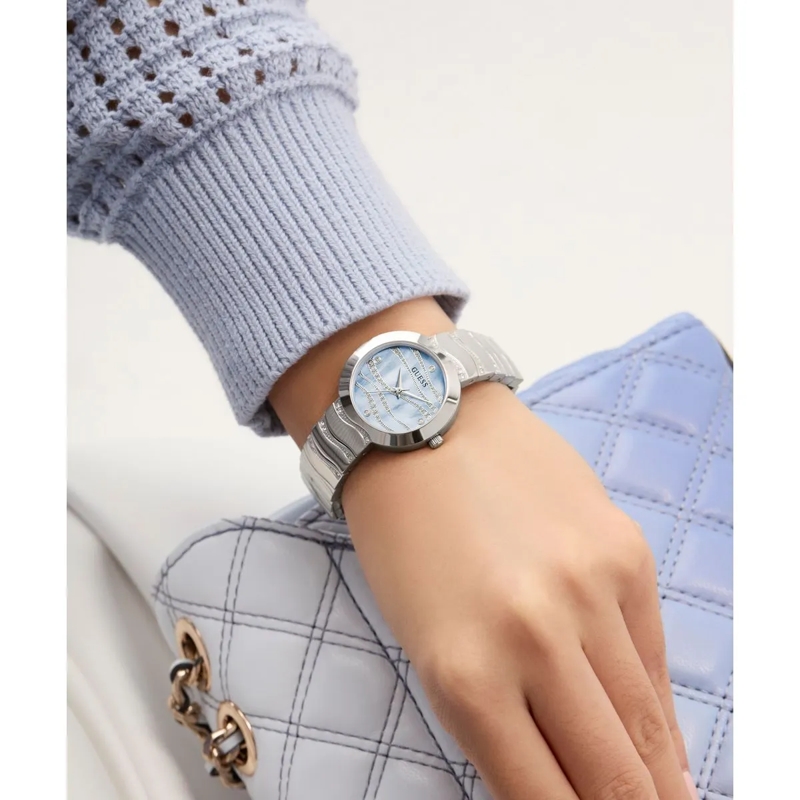 Guess Quarzuhr Quarz-Analoguhr Laguna silber(Image 5)