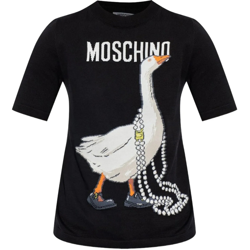 Moschino  Sweaters Black schwarz