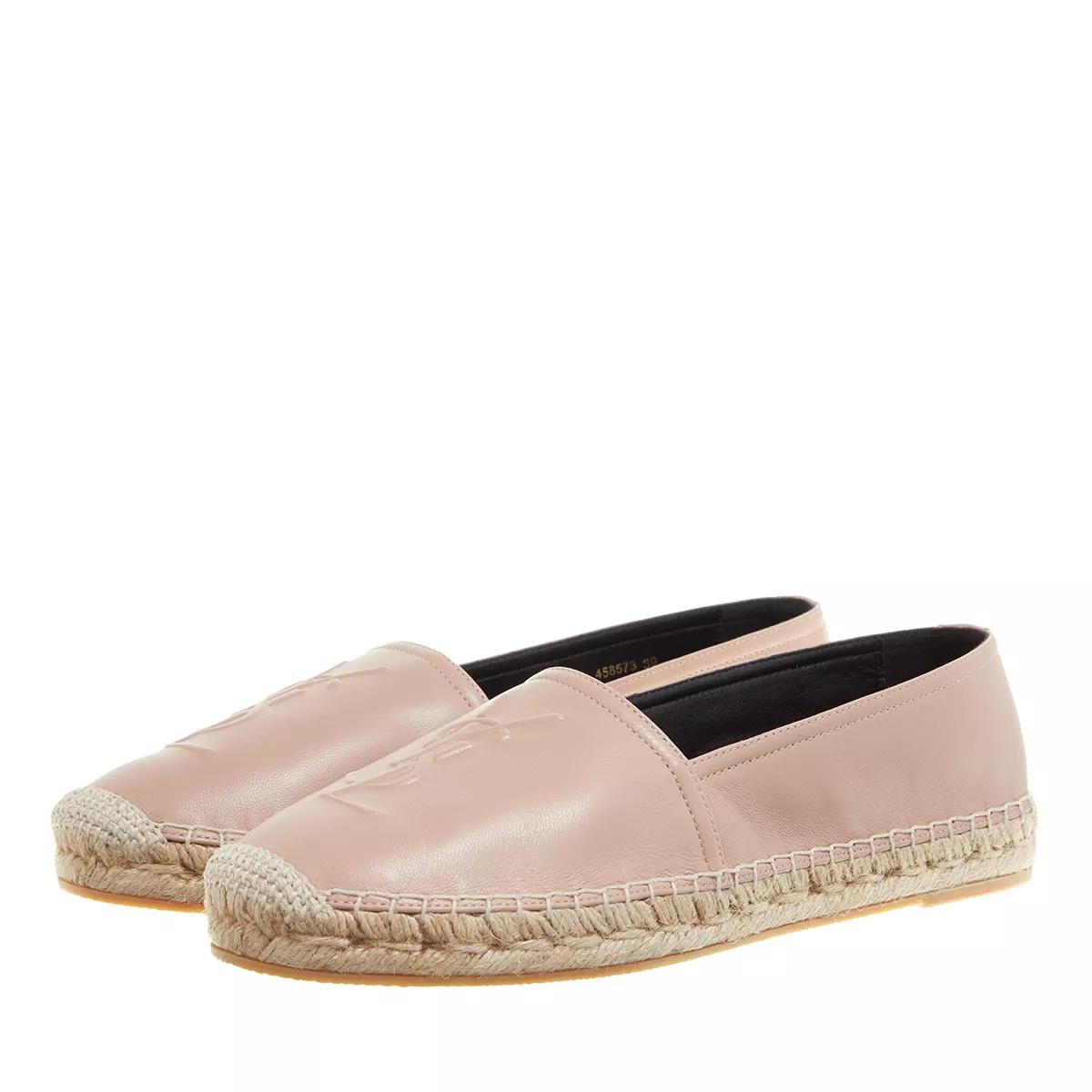 Saint Laurent Leather Espadrillas Pink | Espadrille