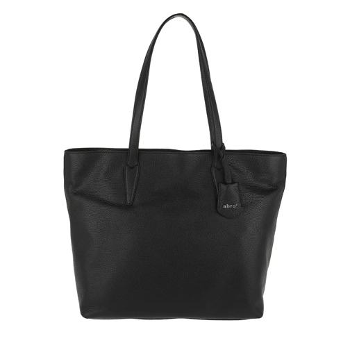 Abro Calf Adria Shopper Black/Nickel Shopping Bag