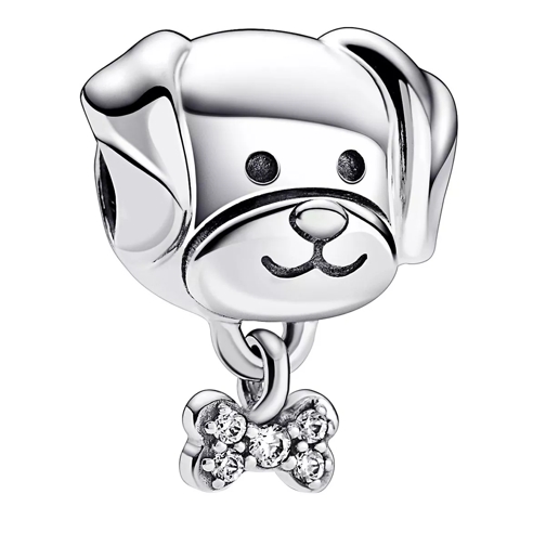 Pandora Hund & Knochen Charm Sterling silver Anhänger
