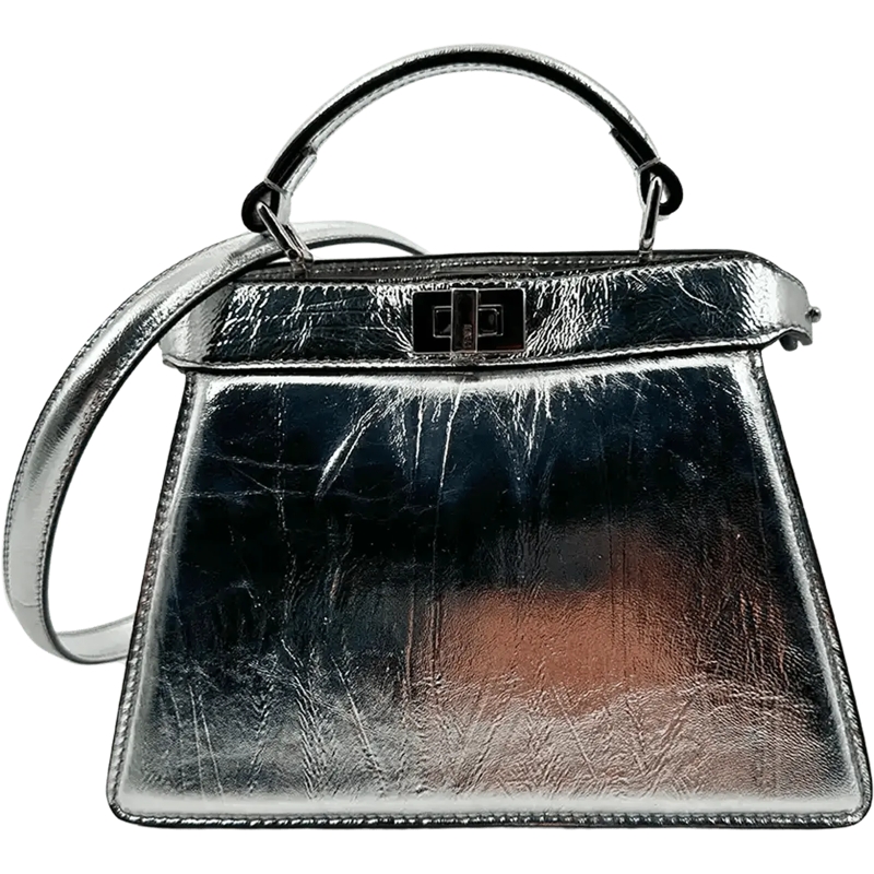 Fendi Sac à bandoulière Fendi by Marc Jacobs Peekaboo ISeeU Petite silver  silber