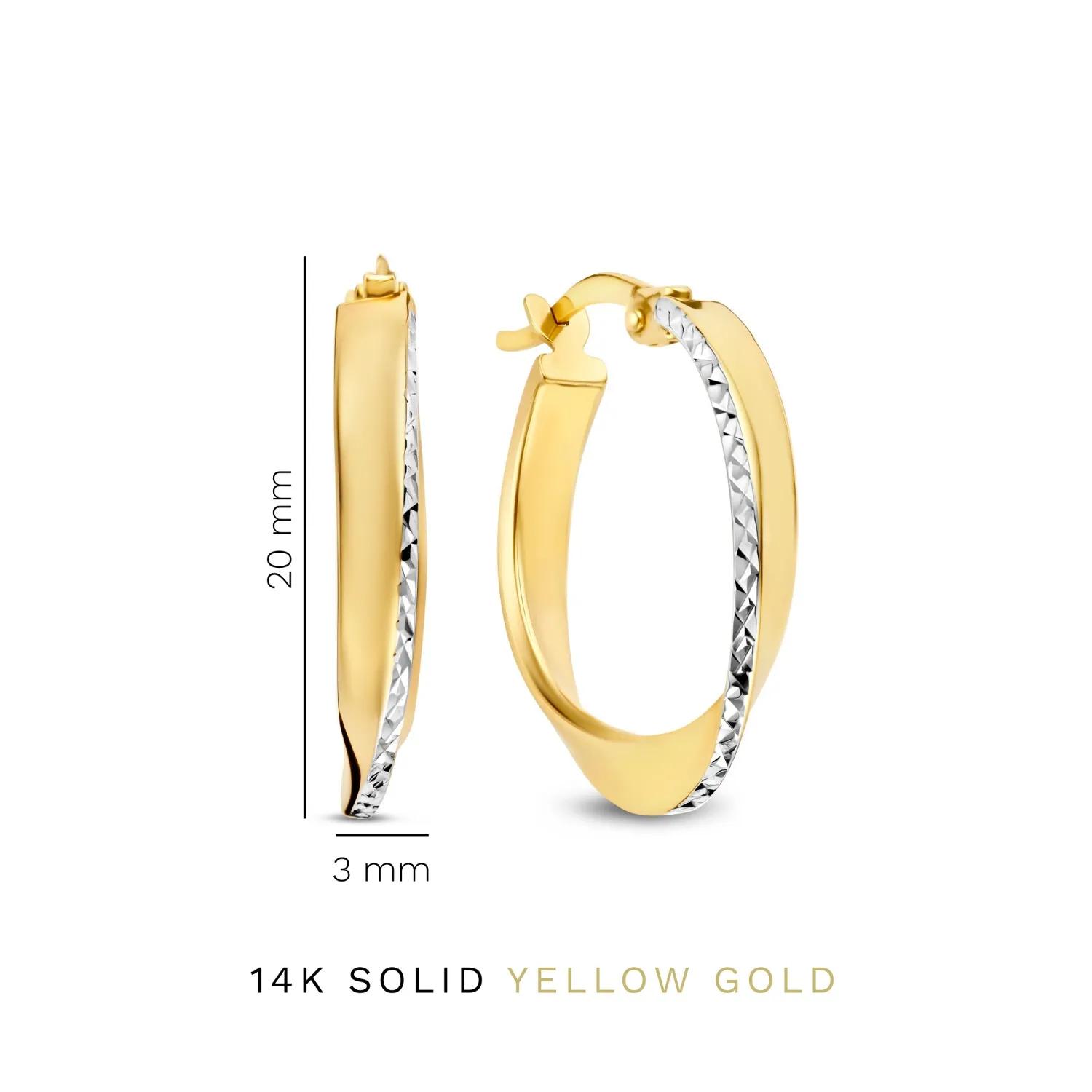 Thumbnail - Isabel Bernard Ohrringe - Rivoli Laura 585 Gold Ohrringe - Gr. unisize - in Gold - für Damen