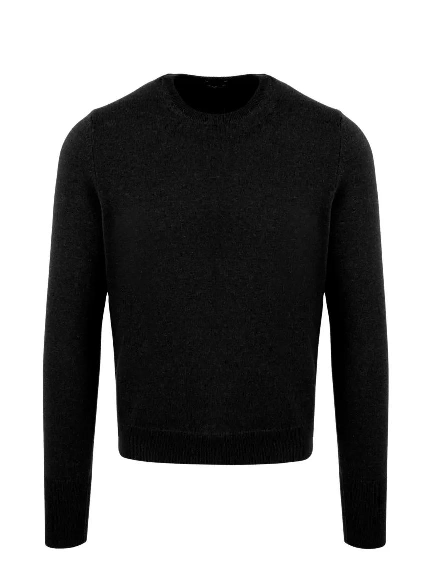Thumbnail - Drumohr - Crewneck Cashmere Sweater - Größe 48 - schwarz