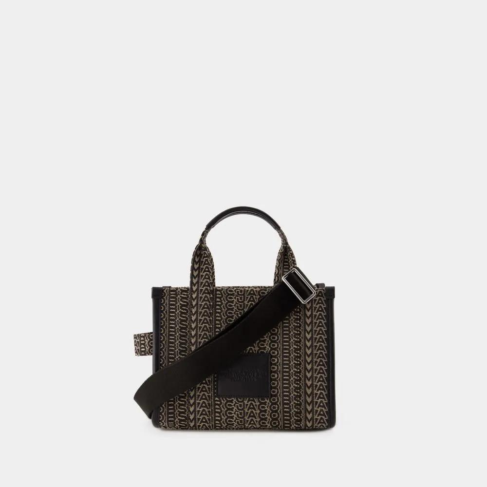 Marc Jacobs Shoppers & Totes The Small Tote Cotton Beige in zwart