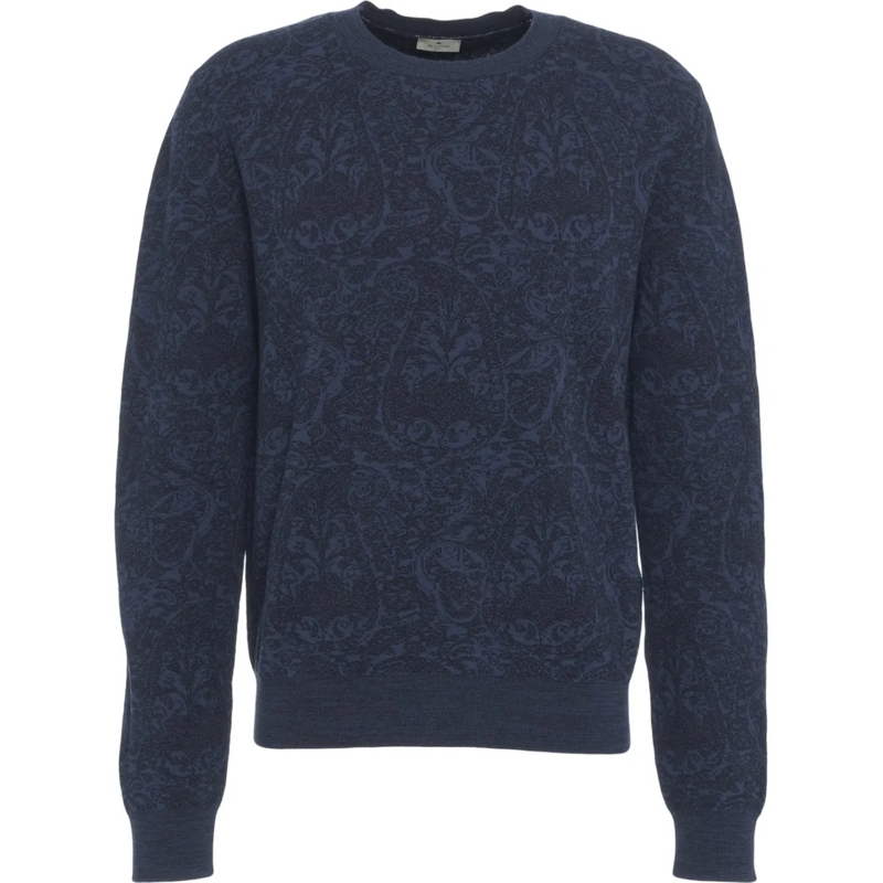 Etro  Sweater with pattern blau