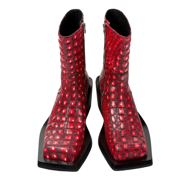 Camperlab Stiefel Stiefeletten Quetal hell-rot(Image 4)