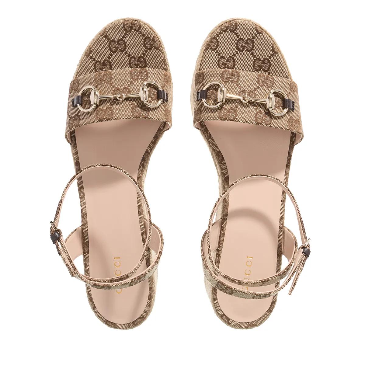 Thumbnail - Gucci Sandalen - Sandal Horsebit - Gr. 39 (EU) - in Beige - für Damen