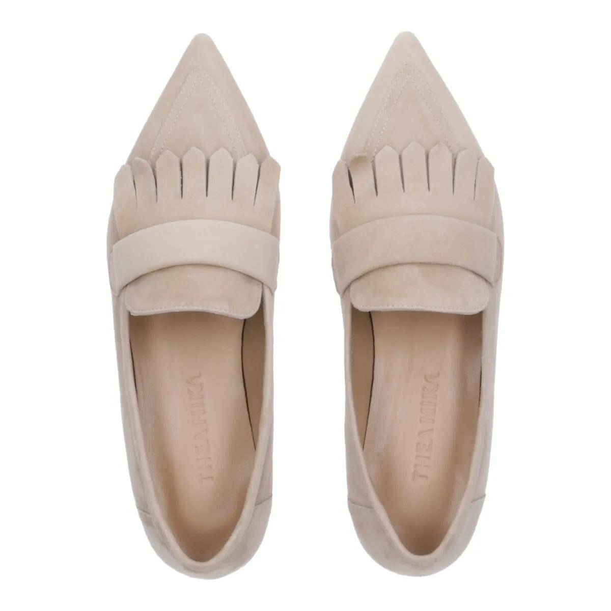 Thumbnail - Thea Mika Slipper & Pantoletten - Loafer - Gr. 40 (EU) - in Creme - für Damen