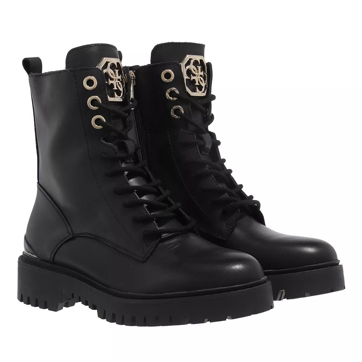 Guess Lace-Up Boots Black | Laarzen met | fashionette