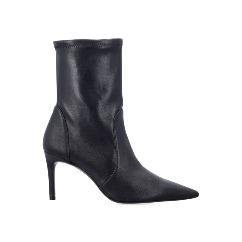 Stuart Weitzman Laarzen Stuart Power 75 Stretch Sock Booties Black