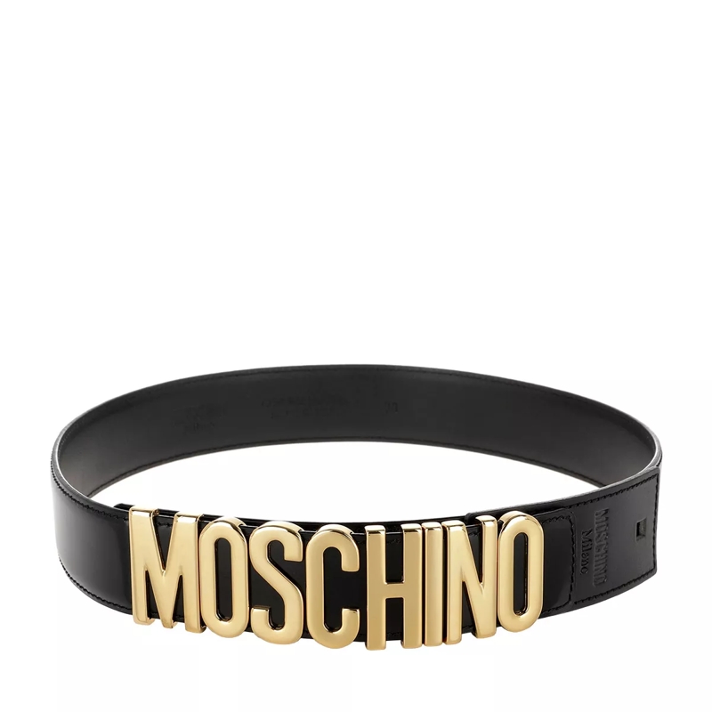 Moschino Ledergürtel Belt Black(Image 3)