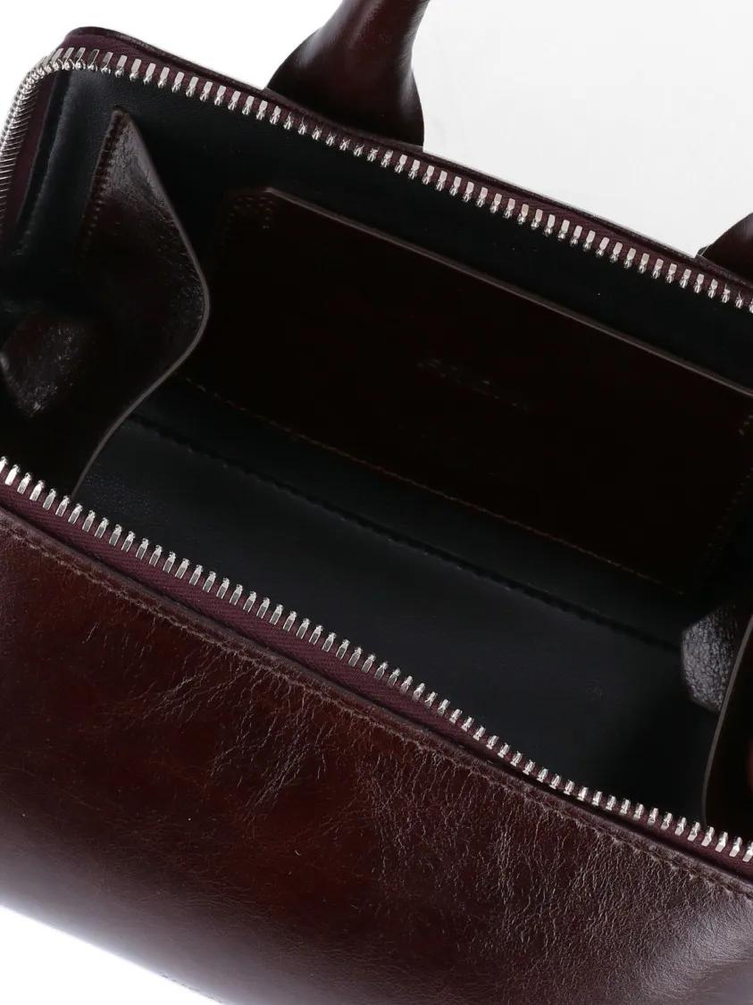 The Attico Shoppers & Totes "Friday" Mini Bag – Burgundy in bruin