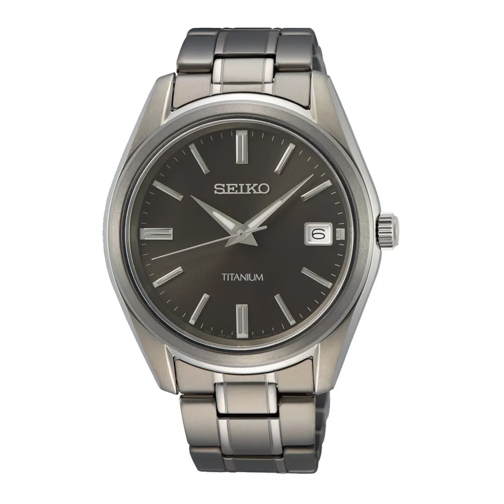 Seiko Seiko Uhr SUR375P1 Grau Quartz Horloge
