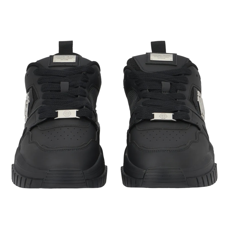 Philipp Plein Low-Top-Sneaker Lo-Top Turnschuhe Hexagon schwarz(Image 2)
