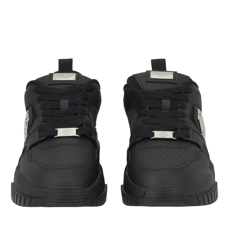 Philipp Plein Low-Top-Sneaker Lo-Top Turnschuhe Hexagon schwarz(Image 4)