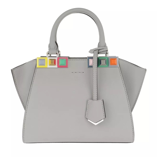Fendi 3Jours Mini Tote Grey Rymlig shoppingväska