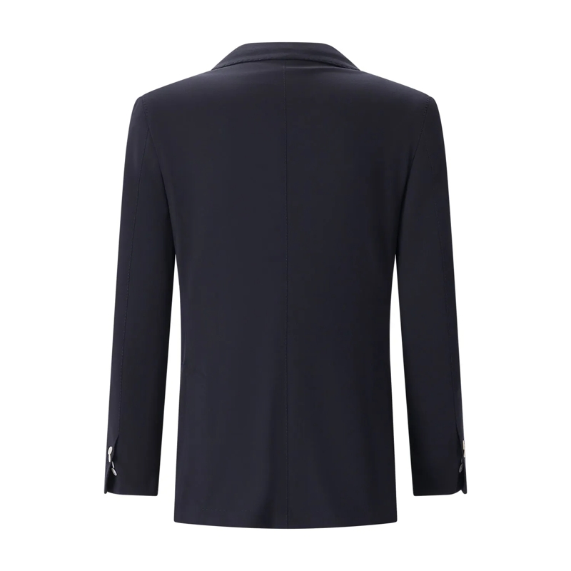 Marco Pescarolo Colbert Sakko Ares aus Schurwolle blau(Image 3)