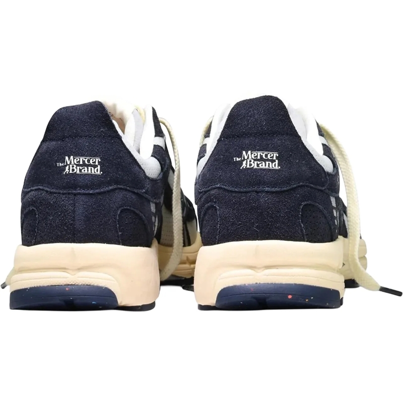 MERCER AMSTERDAM Low-Top-Sneaker Heren The Re-Run Vintage Suede blau(Image 4)