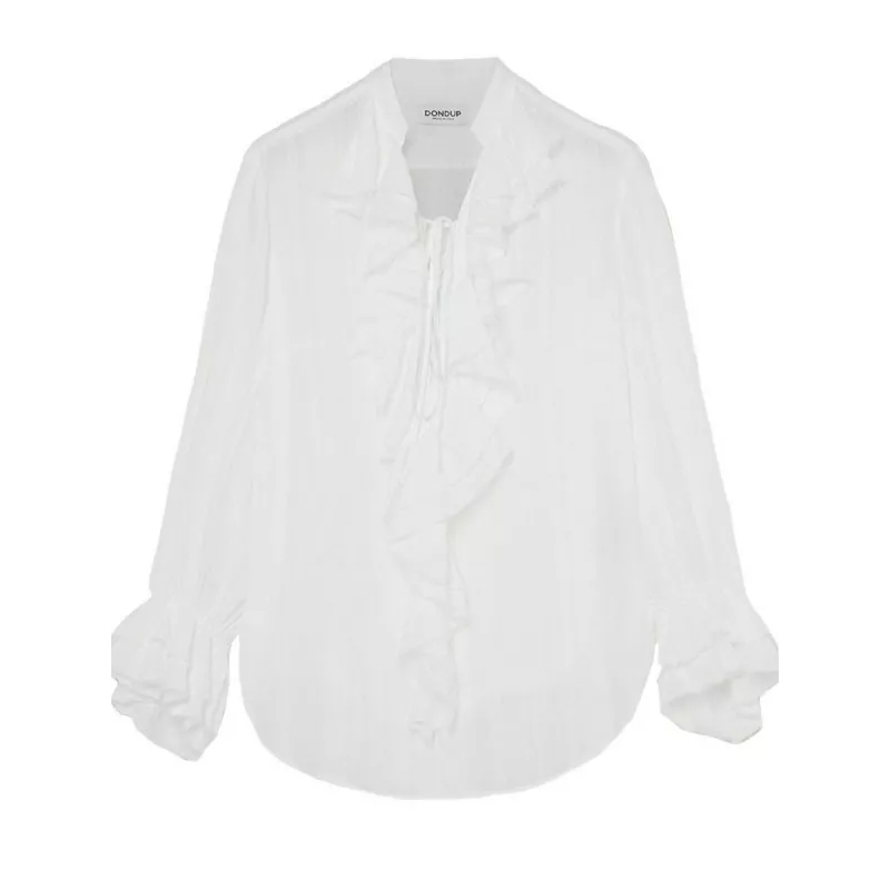 Dondup  Bright White Cotton Shirt White
