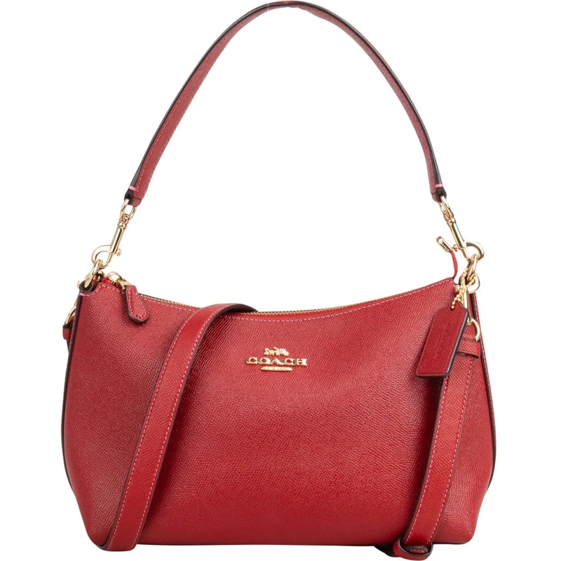 Coach Fourre-tout Coach Red Leather Clara Shoulder Bag rot