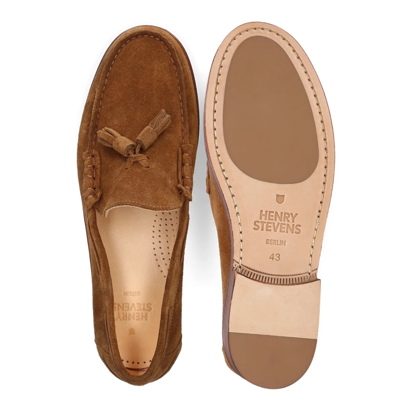 Henry Stevens Mocassin Loafer Riley M TL cognac(Image 4)